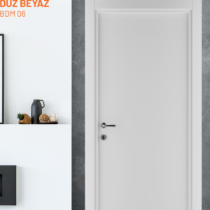 Düz Beyaz Melamin Kapı